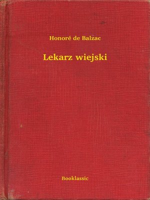 cover image of Lekarz wiejski